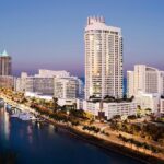 Fontainebleau Hotel Miami Beach at dawn