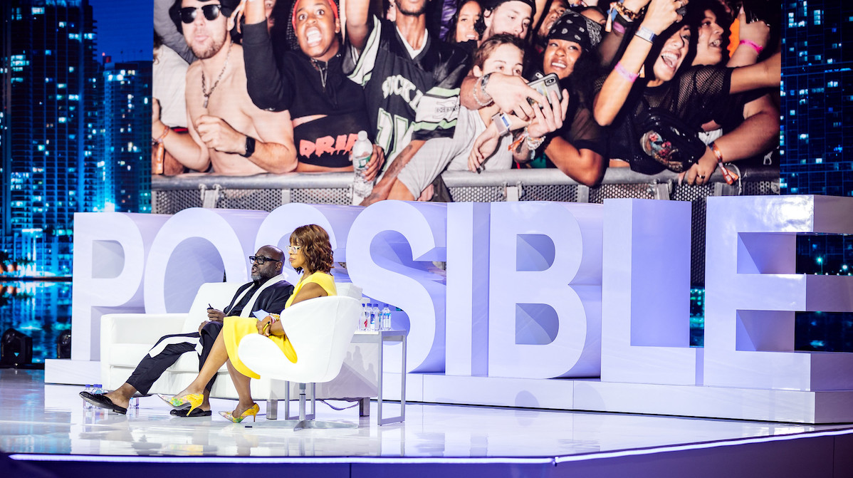Steve Stoute & Gayle King at POSSIBLE 2023