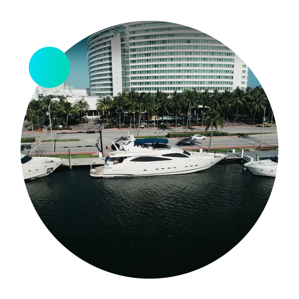 Yachts at POSSIBLE Miami Marketing Conference at Fontainebleau