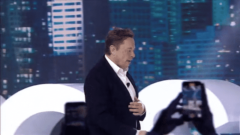 Elon Musk Walking on Stage at POSSIBLE 2023 Miami Conference